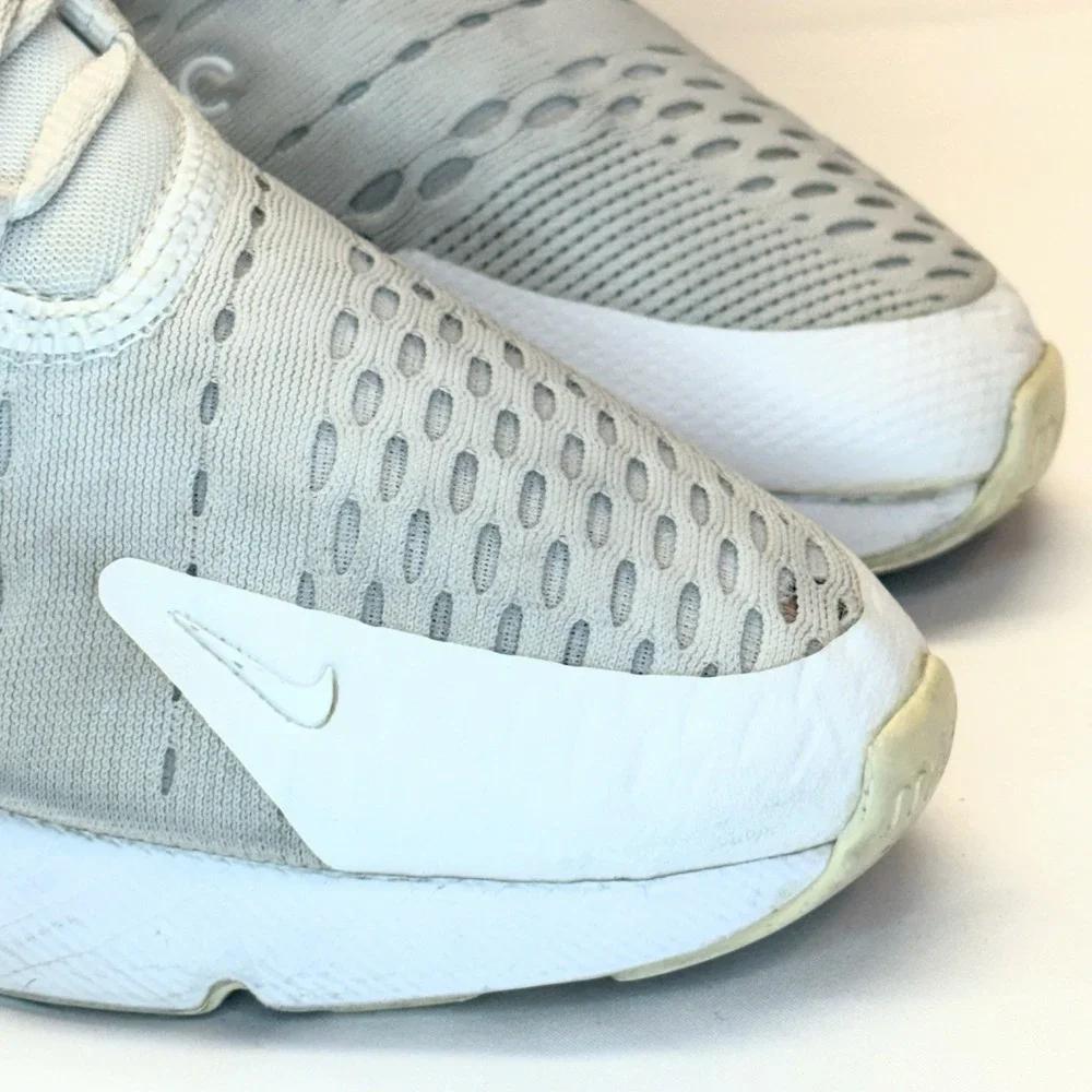 Nike Air Max‎ 270 Triple White Kids 5.5Y Womens 7 Sneakers 943345-103